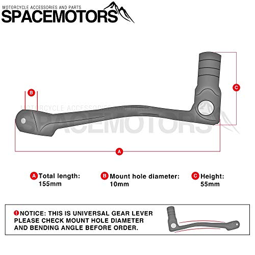 image for Yoton Frames & Fittings Aluminium Gear Shift Lever Shifter Dirt Bike P
