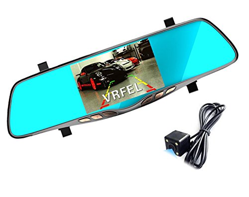 VRFEL Car Rear View Camera 1080P 170Â° for Vehicles Front and Rear with16G Card Support G-Sensor Automatic Loop-Cycle Recording