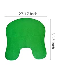 Mini juego de golf para inodoro, juego de putter para inodoro, mini juego de golf con una tuerca, un orificio para el objetivo y bandera, un verde y 2 pelotas de golf de plástico.