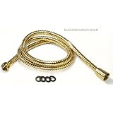 HomeXpert Metall Brauseschlauch 200 Cm, Modell AGRAFF 200, 1/2 Zoll Mit Drehkonus Verhindert Verknoten Des Dusc Var0076 Var 01