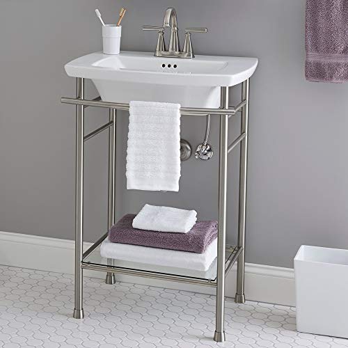 American Standard 8719000.002 Edgemere Console Table Legs, Chrome (Renewed)