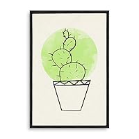 Framed Canvas Wall Art Modern Geometric Pattern Canvas Prints Home Artwork Decoration for Living Room,Bedroom - 16x24 inches