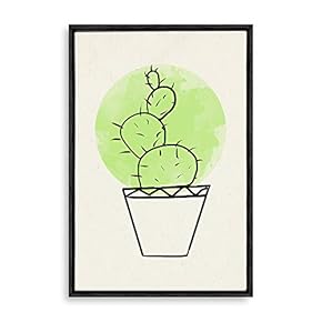 signwin Framed Canvas Wall Art Modern Geometric Pattern...