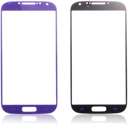 Brand New LCD Front Screen Outer Glass Lens Replacement for Samsung Galaxy S4 All Models (Purple)