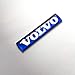 Alstickers! Insert in The Steering Wheel of The car Volvo Glossy 3D Sticker Aluminum-Polyurethane. Attention! Size 1.378