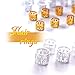 Alileader 100pcs Gold Hair Accessories - Hair Beads for Dreadlocks, Braids and Locs, Hair Clips, Hair Cuffs and Jewelry (Golden)