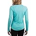 Vapor Apparel Women’s UPF 50+ UV Sun Protection Long Sleeve Performance Regular Fit T-Shirt for Sports and Outdoor, Medium, Water Blue