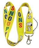 Snoopy LOVES Woodstock Neck Lanyard Keychain Holder Mp3 Camera Holder
