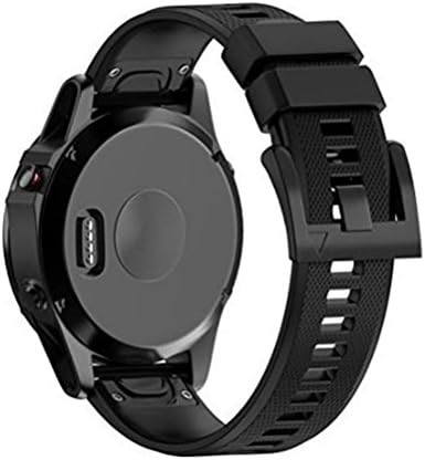 Adjustable Watch Band For Garmin Fenix 5X/5S,Quick Release Easy Fit Silicone Replacement Watch Band