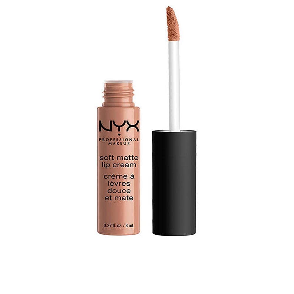 NYX Professional Makeup Soft Matte Lip Cream, Creamy and Matte Finish, Highly Pigmented Colour, Long Lasting, Vegan Formula, Shade: London