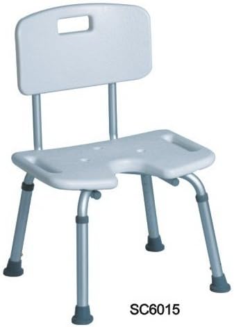 U-shape Bath Bench with Backrest