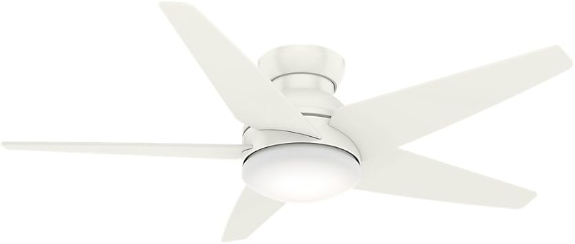 Casablanca Indoor Low Profile Ceiling Fan With Led Light And Wall