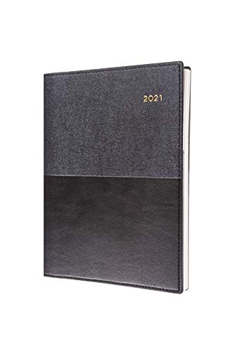 Collins Valour A5 Day to Page 2021 Diary - Black