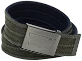 Levi's Men's Washed Cotton Reversible Web Belt