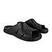Okabashi Mens Milan Flip Flops - Sandals, XL - (M 10.5-11.5), Black