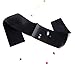 BBTO Black Plain Satin Sash Black DIY Sashes for Wedding, Party, Pageant and Prom, 4 Packs