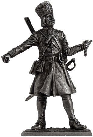 The Grenadier of The 2nd Butyrsky Regiment (Russia) Tin Soldiers Metal Sculpture Miniature Figure Collection 54mm (Scale 1/32) (R238)