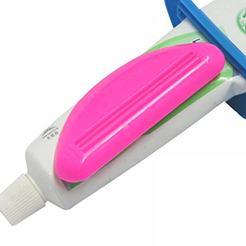 Junbuoom New Easy Squeezer Toothpaste Dispenser Tooth Holder Rolling Tube