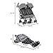 JOOVY Twin Groove Ultralight Umbrella Stroller, Charcoal