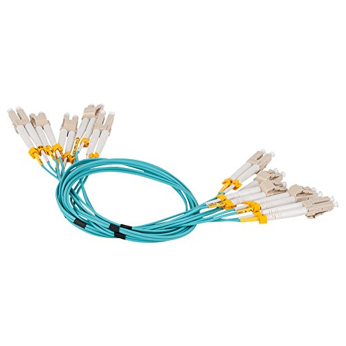 image for Fiber Patch Cable, VANDESAIL 10G Gigabit Fiber Optic Cables with LC to