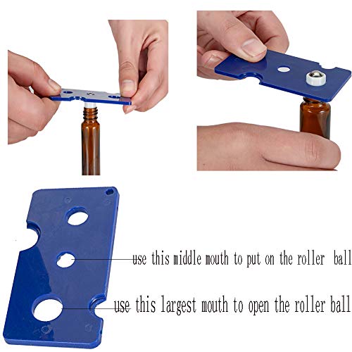 Roller Bottles - 10ml Amber Glass Roller Bottle for Essential Oils,8 Pack Empty Bottles with Stainless Steel Roller Balls.