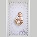 NoJo Watercolor Deer 100% Cotton Sateen Photo Op Fitted Crib Sheet, Pink/Grey/White/Blue
