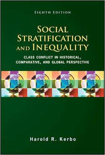 Social Stratification And Inequality Class Conflict In Historical Comparative And Global Perspective Amazon De Kerbo Harold R Fremdsprachige Bucher