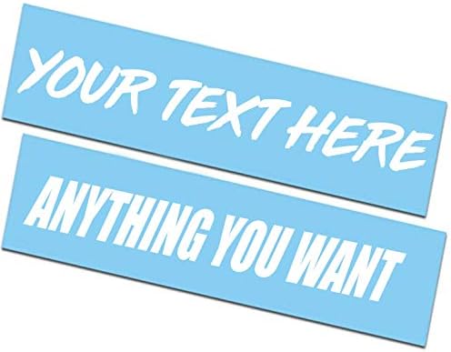 VulgrCo Design Your Own Custom Vinyl Decal Sticker Letters Initials Monogram Car Window Cup Gift License Plate Personali