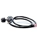 8MILELAKE Adjustable Propane Gas Regulator for BBQ Grill Burner Wok Fryer 4ft Hose 20psi