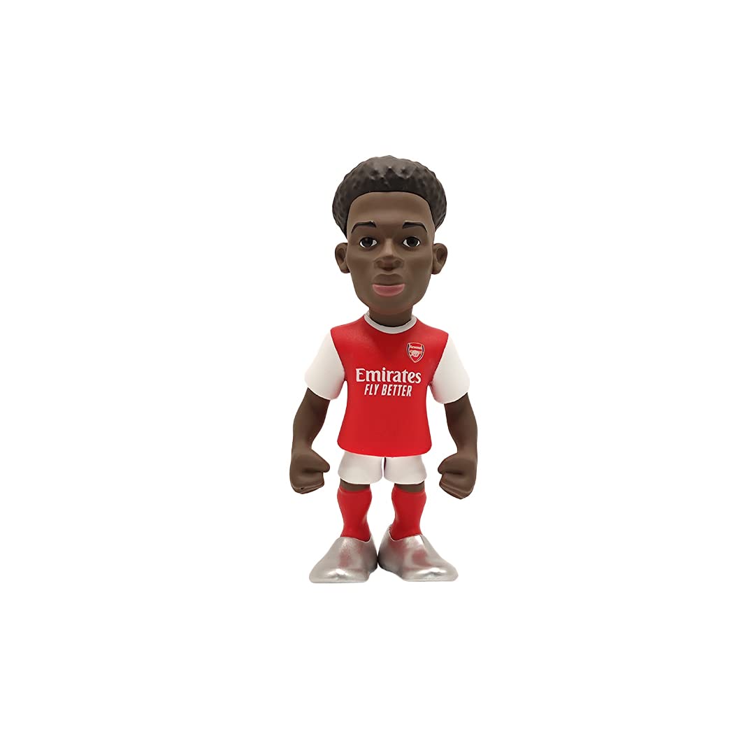 MINIX Bandai Arsenal Bukayo Saka Model | Collectable Bukayo Saka Figure In Arsenal Shirt | Bandai Football Toys Range | Collect Your Favourite Football Figures And Teams