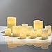 Flameless LED Decorative Candles Set, Real Ivory Wax Flickering LampLust Candle Pack, Variety Sizes, Batteries Included, Indoor Use - Set of 11