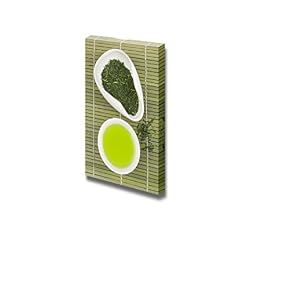 Set of Green Tea for Tea Ceremony Wall Decor