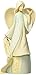 Foundations March Monthly Angel Stone Resin Figurine, 7.5”