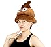 Fiesta Toys Emoji Poop Plush Emoticon Hat - 12 Inches