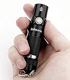 Sofirn SP10S EDC Flashlight, Super Bright 800 lumen Keychain Light, 90 CRI LH351D LED, Powered by One AA or 14500, for Camping Hiking Emergency (Battery Excluded)
