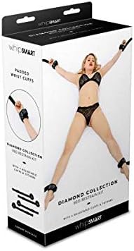Whip Smart Diamond Bed Ties Black - Image 4