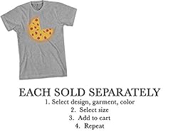 Pizza Pie with 6 Slices | Dad Father Men's T-Shirt