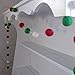 Christmas Felt Balls Red Green White 80pc 2cm DIY Felted Pom Pom Garland Wool Balls