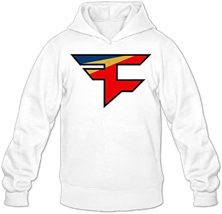 Papanice Faze Clan Team Logo Hoodies Men's Warm Fashion Hooded Sweatshirt White