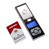 Digital Pocket Scale, 200g/0.01g Portable High Precision Jewelry Weight Electronic Digital Scale Gram Mini Scale Portable Weighting LCD Display, for Jewellery, Drug, Coffee
