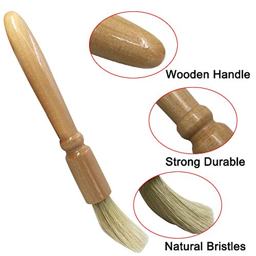 4 Packs Coffee Grinder Brush,DanziX Wooden Cleaning Brush for grinders and pasta makers-2 Size - Thumbnail 2