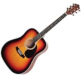 Kay Guitar K537VS Vintage Acoustic Dreadnought Steel String Guitar - Vintage Sunburst