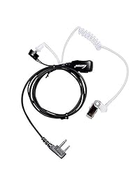 Auricular tipo walkie talkie con micrófono para auriculares de seguridad de radio Midland para radios de dos vías Compatible con Midland para GXT1000VP4 LXT500VP3 GXT1050VP4 GXT1000XB, etc. de LUITON (paquete de 10)