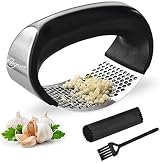 Ever Last Garlic Press Rocker 304 Stainless Steel Garlic Ginger Crusher view 2