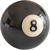 Teekerwan 2-1/4" Regulation Size Billiard #8 Pool Ball Replacement Set