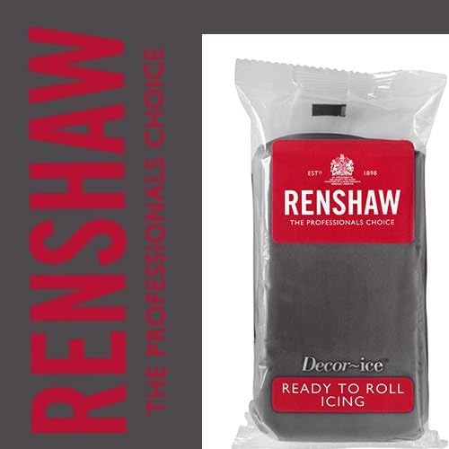 Renshaws Regalice Grey Fondant Icing Edible 250g