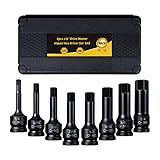 PGROUP 8 PCS 1/2 Inch Drive Allen Impact Socket