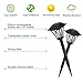 Azirier Solar Lights Outdoor Waterproof Outdoor Garden Lights, Solar Pathway Security Lights for OutdoorWall Backyard Fence Garage Garden Driveway 6 Pack