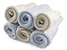 Soft Natural Organic Luxury Bamboo Baby Washcloths For Sensitive Toddler Skin / Travel Wipes / All Purpose Towel