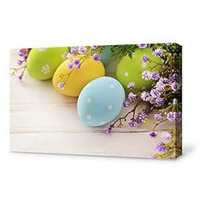 Canvas Wall Art for Living Room,Bedroom Home Artwork Paintings Eggs Ready to Hang - 12x18 inches